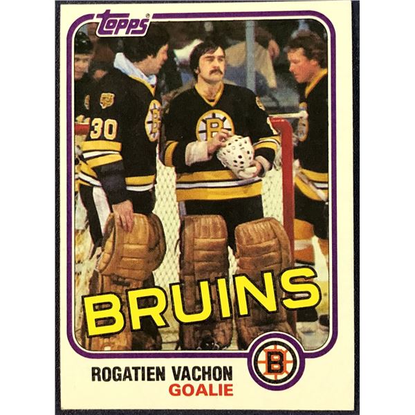 1981-82 TOPPS NHL ROGIE VACHON (HOF)