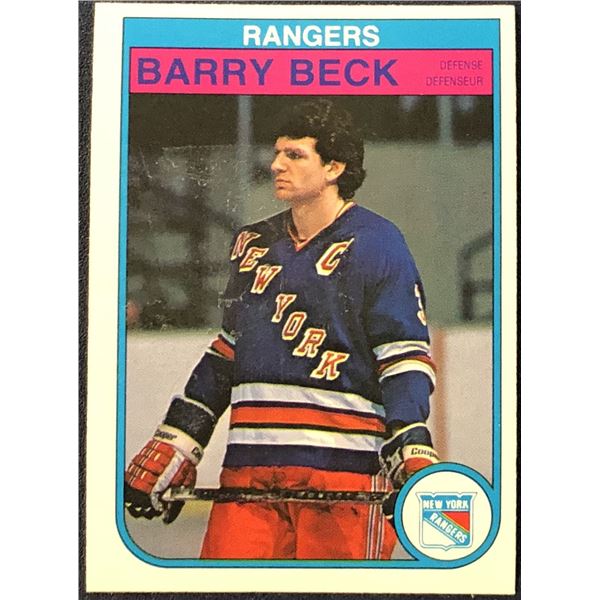 1982-83 O-PEE-CHEE NHL BARRY BECK