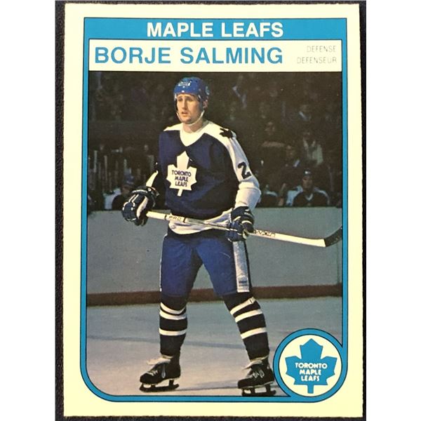 1982-83 O-PEE-CHEE NHL BORJE SALMING (HOF)