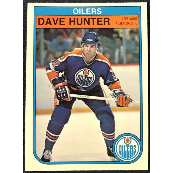 1982-83 O-PEE-CHEE NHL DAVE HUNTER