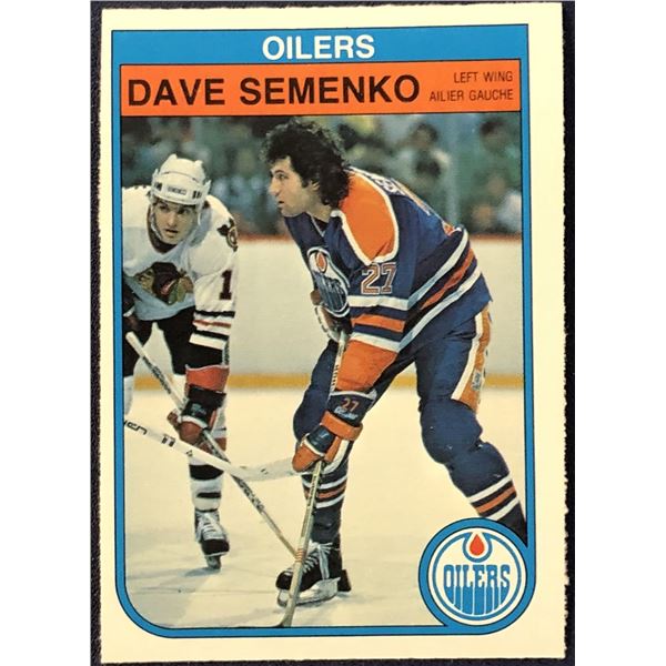 1982-83 O-PEE-CHEE NHL DAVE SEMENKO
