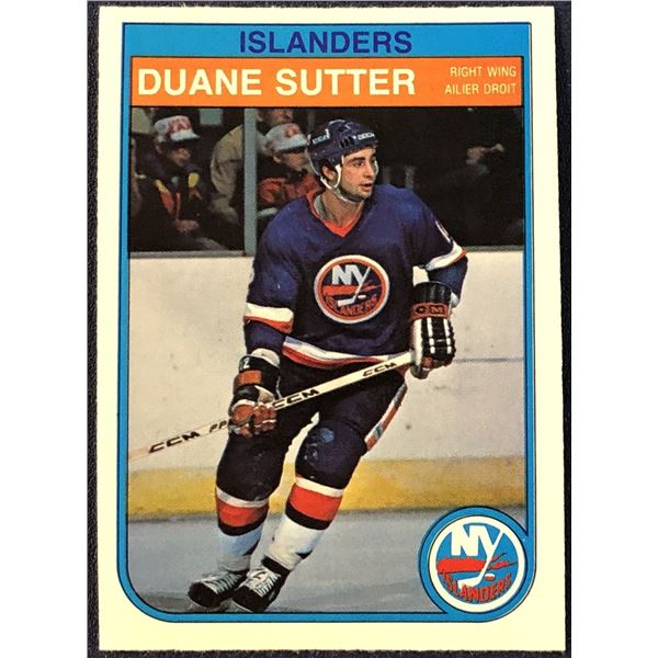1982-83 O-PEE-CHEE NHL DUANE SUTTER
