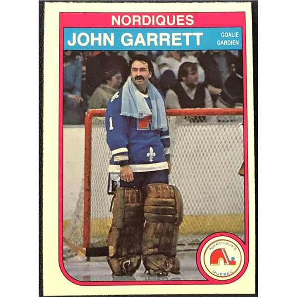 1982-83 O-PEE-CHEE NHL JOHN GARRETT