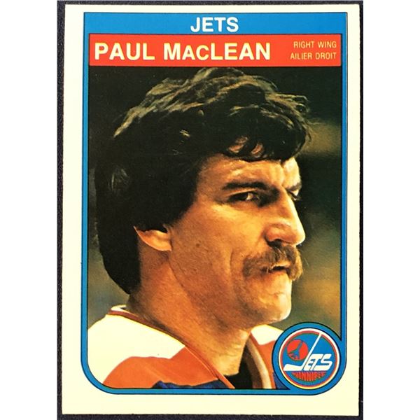1982-83 O-PEE-CHEE NHL PAUL MacLEAN ROOKIE CARD