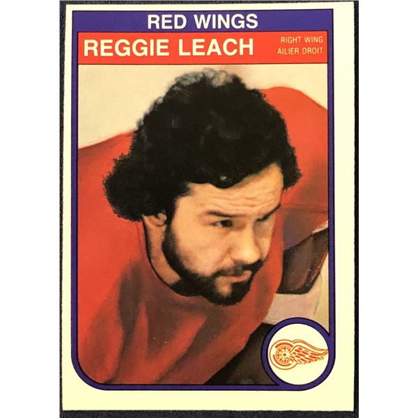 1982-83 O-PEE-CHEE NHL REGGIE LEACH (HOF)