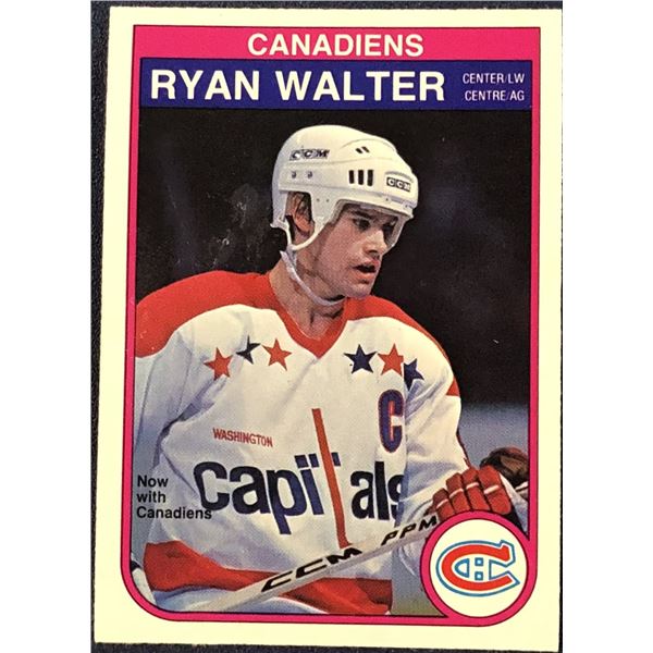 1982-83 O-PEE-CHEE NHL RYAN WALTER