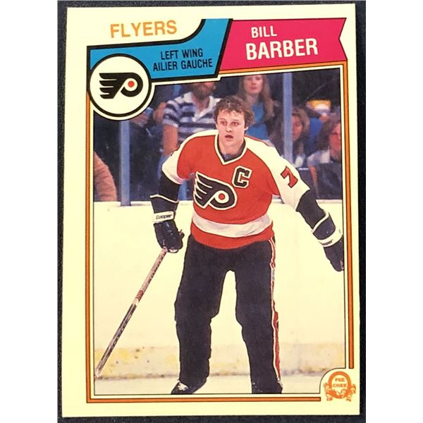 1983-84 O-PEE-CHEE NHL BILL BARBER (HOF)
