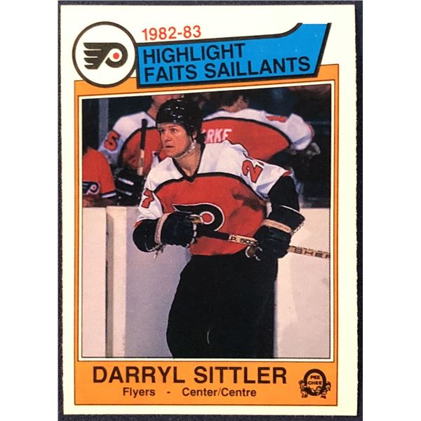 1983-84 O-PEE-CHEE NHL DARRYL SITTLER (HOF)