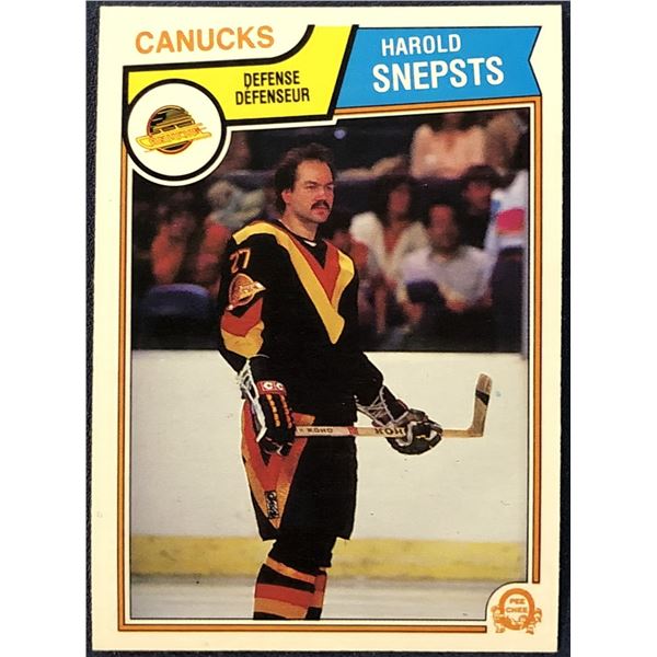 1983-84 O-PEE-CHEE NHL HAROLD SNEPSTS
