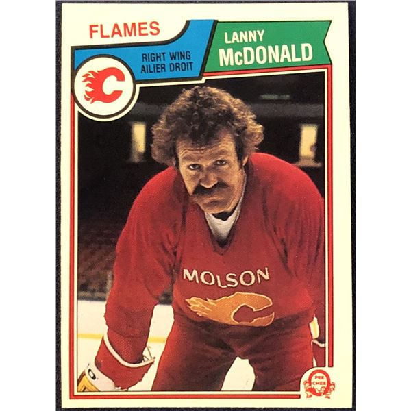 1983-84 O-PEE-CHEE NHL LANNY McDONALD (HOF)