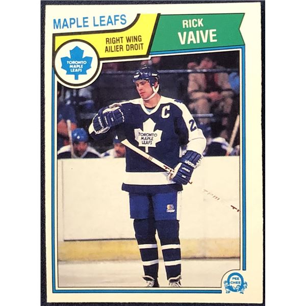 1983-84 O-PEE-CHEE NHL RICK VAIVE