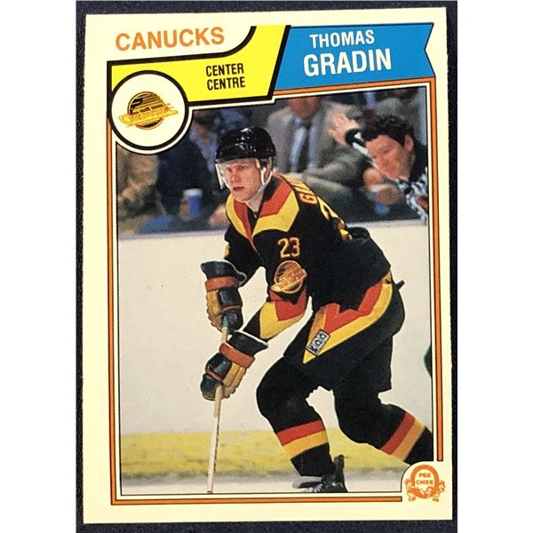 1983-84 O-PEE-CHEE NHL THOMAS GRADIN