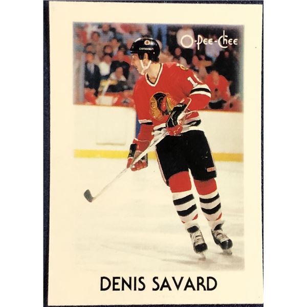 1987-88 O-PEE-CHEE NHL MINI - DENIS SAVARD (HOF)