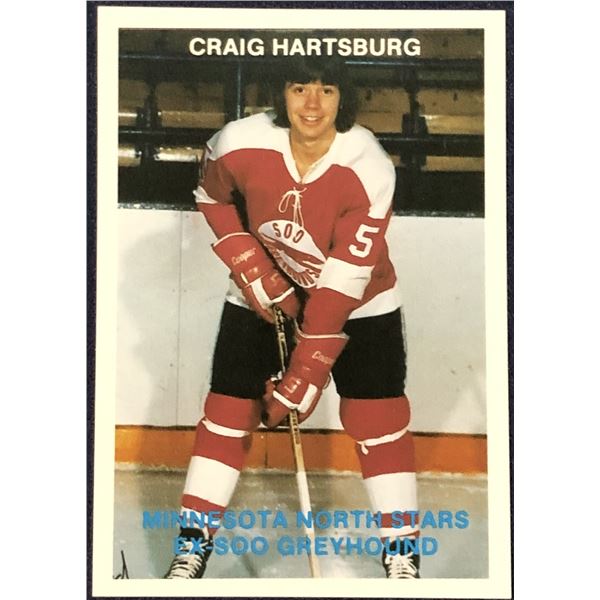 1987-88 OHL SOO GREYHOUNDS POLICE CARD - CRAIG HARTSBURG