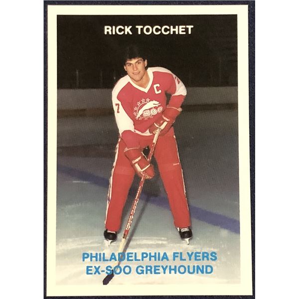 1987-88 OHL SOO GREYHOUNDS POLICE CARD - RICK TOCCHET