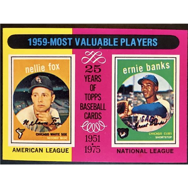 1975 TOPPS MINI  ERNIE BANKS (HOF)