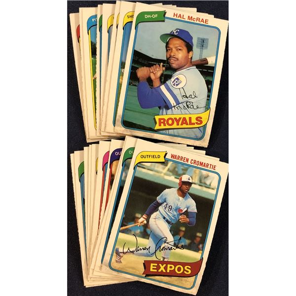1980 O-PEE-CHEE BASEBALL COLLECTION (20)