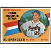 Image 1 : 1960 TOPPS GRAY BACK AL SPANGLER ROOKIE CARD