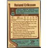 Image 2 : 1977-78 TOPPS NHL ROLAND ERIKSSON ROOKIE CARD