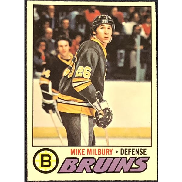 1977-78 O-PEE-CHEE NHL MIKE MILBURY ROOKIE CARD
