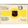 Image 1 : 1973-74 O-PEE-CHEE INSERT RING - NHL LOGO