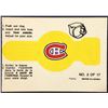 Image 1 : 1973-73 O-PEE-CHEE NHL INSERT RING - MONTREAL CANADIENS