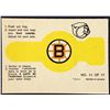 Image 1 : 1973-73 O-PEE-CHEE NHL INSERT RING - BOSTON BRUINS