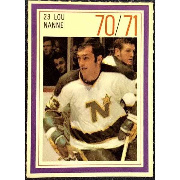 1970-71 ESSO NHL LOU NANNE