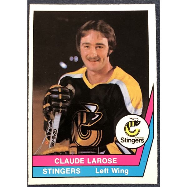 1977-78 O-PEE-CHEE WHA CLAUDE LAROSE
