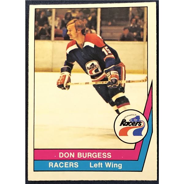 1977-78 O-PEE-CHEE WHA DON BURGESS
