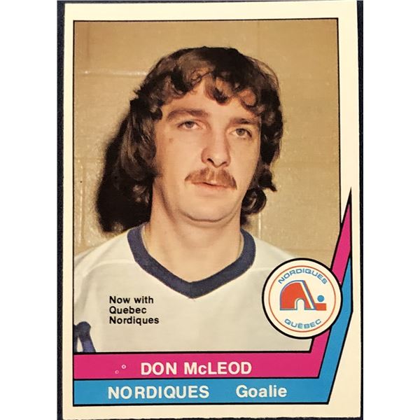 1977-78 O-PEE-CHEE WHA DON McLEOD