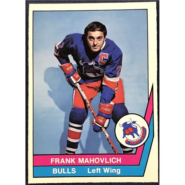 1977-78 O-PEE-CHEE WHA FRANK MAHOVLICH (HOF)