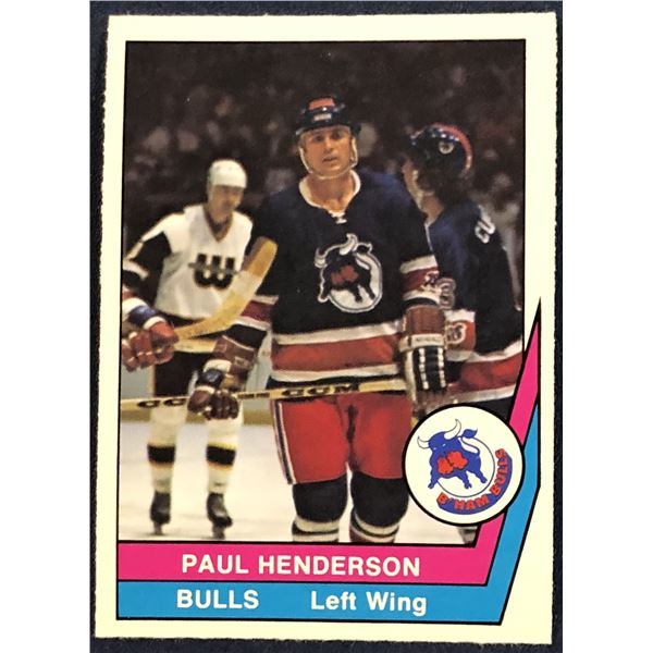 1977-78 O-PEE-CHEE WHA PAUL HENDERSON