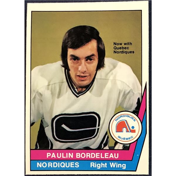 1977-78 O-PEE-CHEE WHA PAULIN BORDELEAU