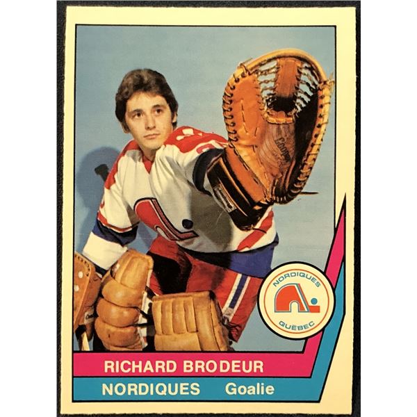 1977-78 O-PEE-CHEE WHA RICHARD BRODEUR