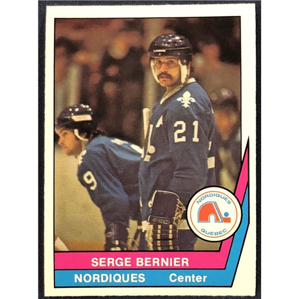 1977-78 O-PEE-CHEE WHA SERGE BERNIER