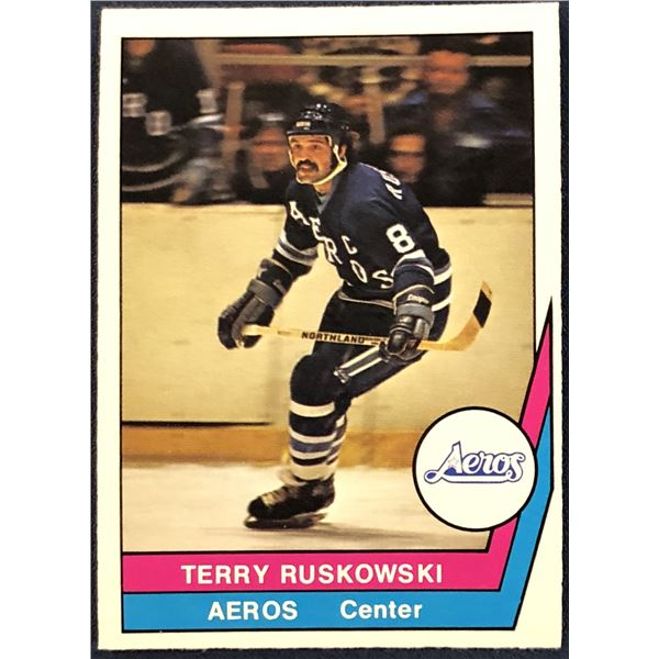 1977-78 O-PEE-CHEE WHA TERRY RUSKOWSKI