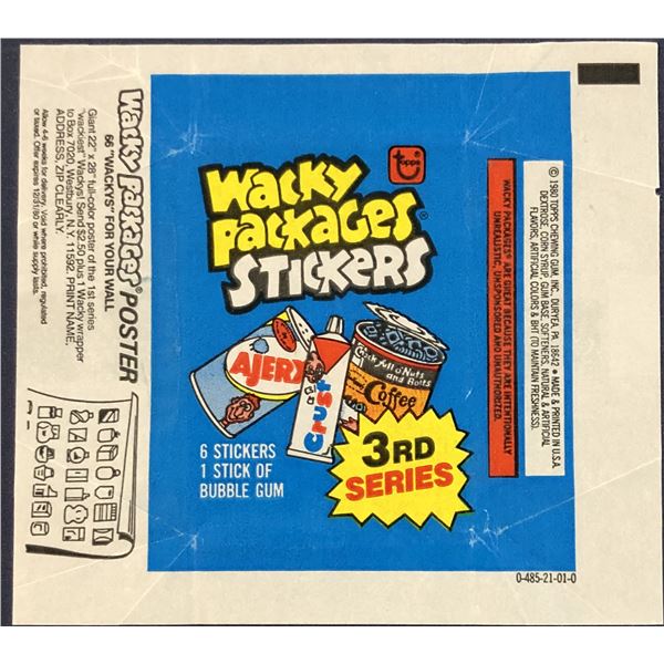 1979 TOPPS WACKY PACKAGES 3rd SERIES WRAPPER