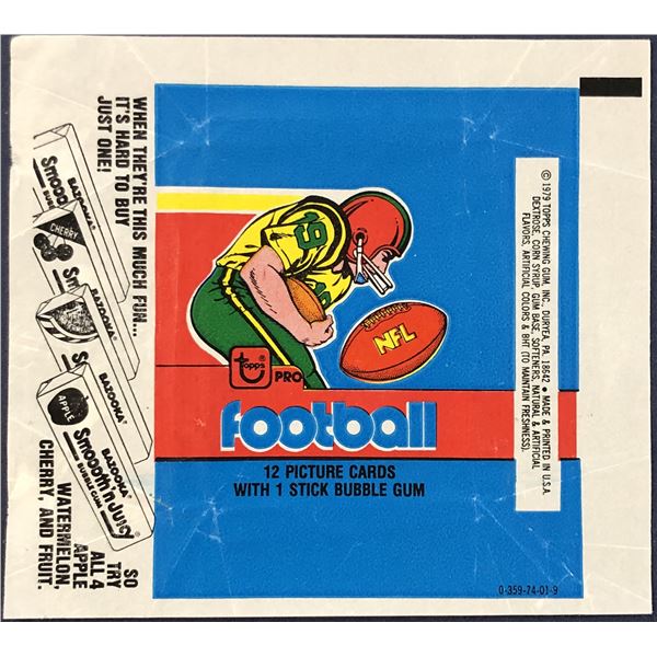 1979 TOPPS NFL FOOTBALL WRAPPER