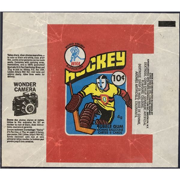 1976-77 O-PEE-CHEE WHA HOCKEY WRAPPER