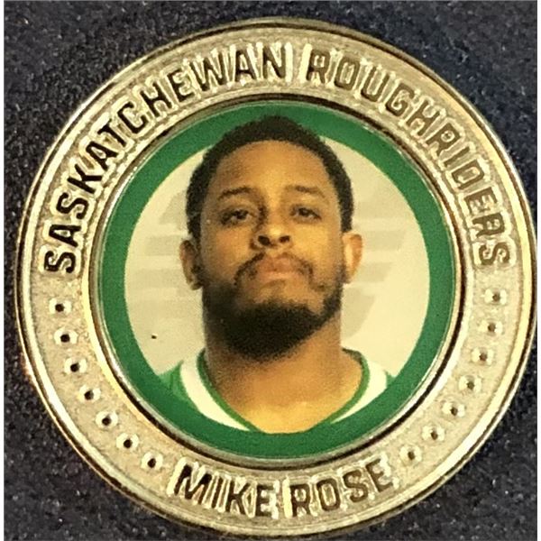 2026 SASKATCHEWAN ROUGHRIDERS GREY CUP MEDALLION - MIKE ROSE