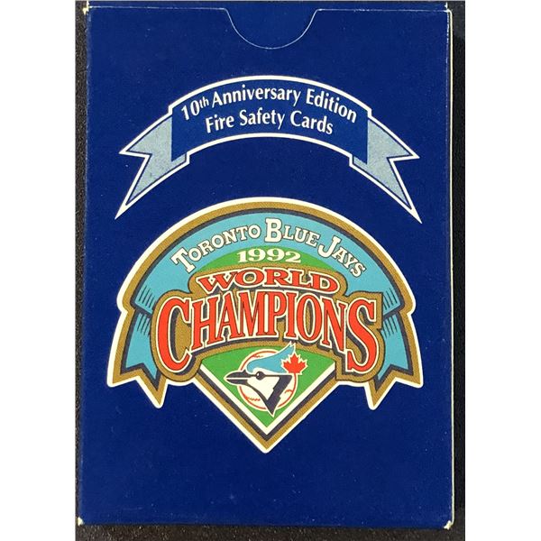 1992 TORONTO BLUE JAYS FIRE SAFETY BOX SET