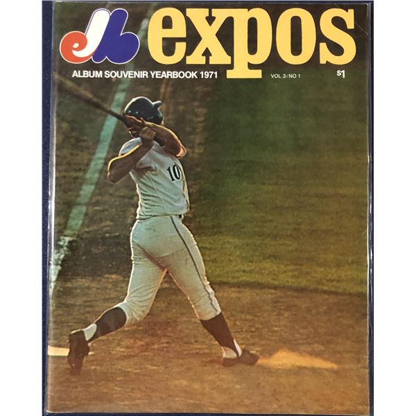 1971 MLB MONTREAL EXPOS ALBUM / YEARBOOK