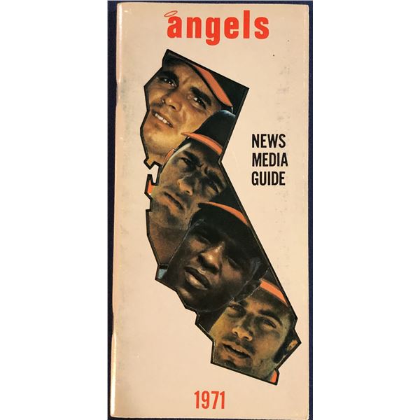 1971 CALIFORNIA ANGELS MEDIA GUIDE