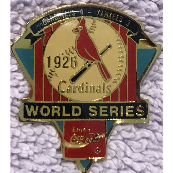 1926 WORLD SERIES LAPEL PIN - ST. LOUIS CARDINALS