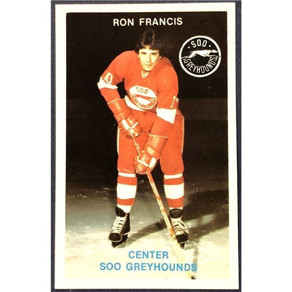 1980-81 SOO GREYHOUNDS POLICE - RON FRANCIS (HOF)