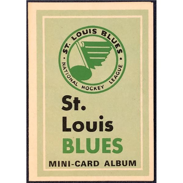 1969-70 O-PEE-CHEE NHL MINI-CARD ALBUM - ST. LOUIS BLUES