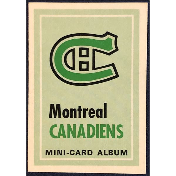 1969-70 O-PEE-CHEE NHL MINI-CARD ALBUM - MONTREAL CANADIENS