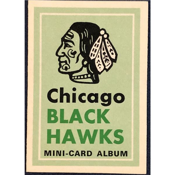 1969-70 O-PEE-CHEE NHL MINI-CARD ALBUM - CHICAGO BLACK HAWKS