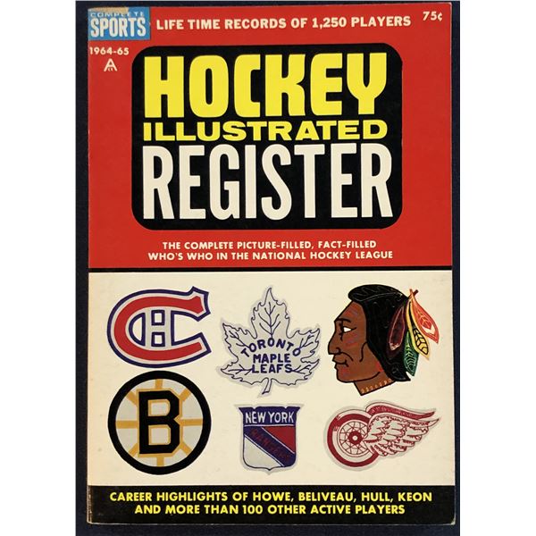 1964-65 HOCKEY ILLUSTRATED REGISTER